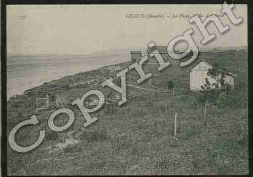 Ville de GENETS Carte postale ancienne