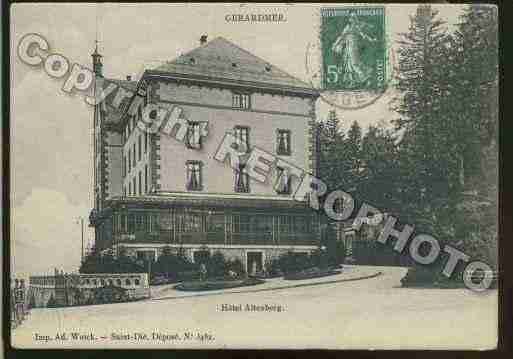 Ville de GERARDMER Carte postale ancienne