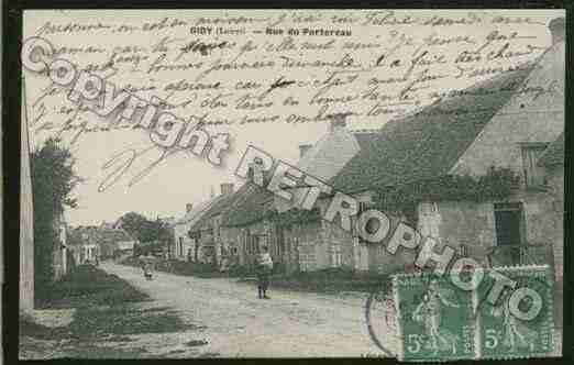 Ville de GIDY Carte postale ancienne