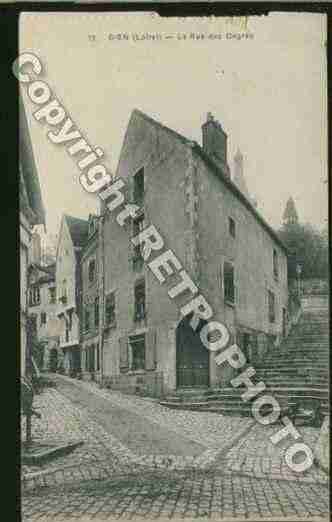 Ville de GIEN Carte postale ancienne
