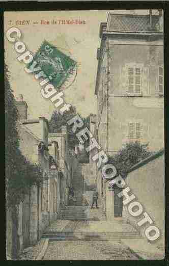 Ville de GIEN Carte postale ancienne