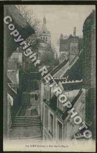 Ville de GIEN Carte postale ancienne