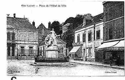 Ville de GIEN Carte postale ancienne