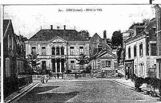Ville de GIEN Carte postale ancienne