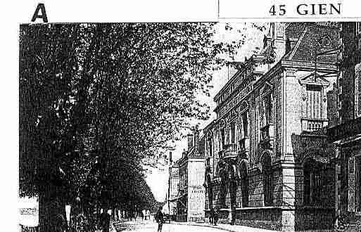 Ville de GIEN Carte postale ancienne