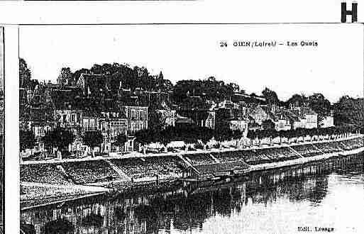 Ville de GIEN Carte postale ancienne