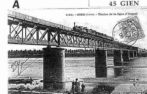 Ville de GIEN Carte postale ancienne