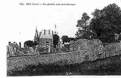 Ville de GIEN Carte postale ancienne