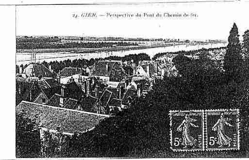 Ville de GIEN Carte postale ancienne