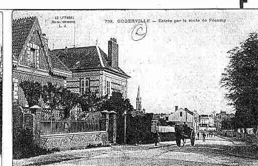 Ville de GODERVILLE Carte postale ancienne