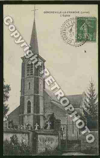 Ville de GONDREVILLELAFRANCHE Carte postale ancienne Ville de GONDREVILLELAFRANCHE Carte postale ancienne