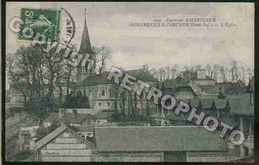 Ville de GONFREVILLEL\'ORCHER Carte postale ancienne