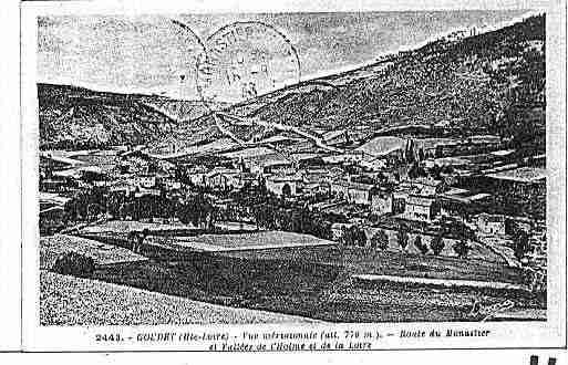 Ville de GOUDET Carte postale ancienne
