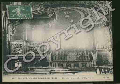 Ville de GOUYSOUSBELLONNE Carte postale ancienne