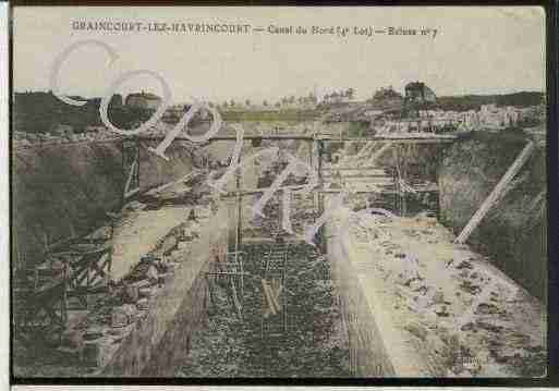 Ville de GRAINCOURTLESHAVRINCOURT Carte postale ancienne Ville de GRAINCOURTLESHAVRINCOURT Carte postale ancienne