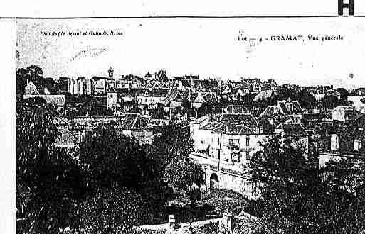 Ville de GRAMAT Carte postale ancienne