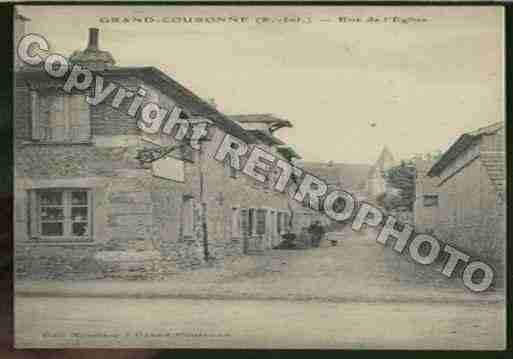 Ville de GRANDCOURONNE Carte postale ancienne