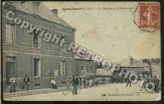 Ville de GRANDCOURT Carte postale ancienne