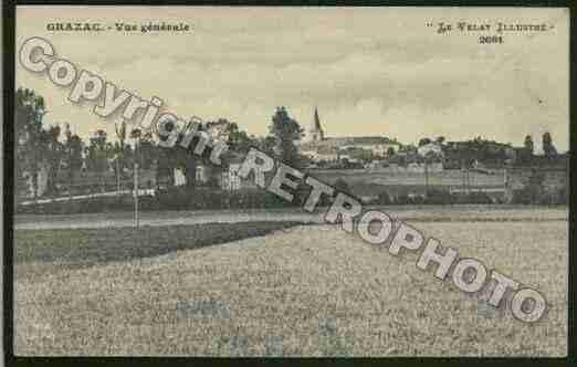 Ville de GRAZAC Carte postale ancienne