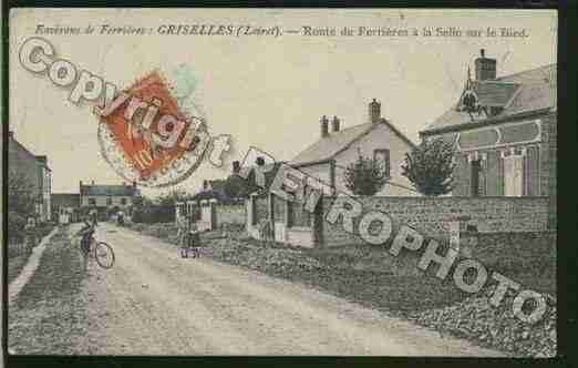 Ville de GRISELLES Carte postale ancienne