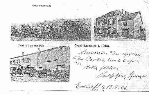 Ville de GROSTENQUIN Carte postale ancienne