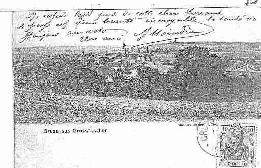 Ville de GROSTENQUIN Carte postale ancienne