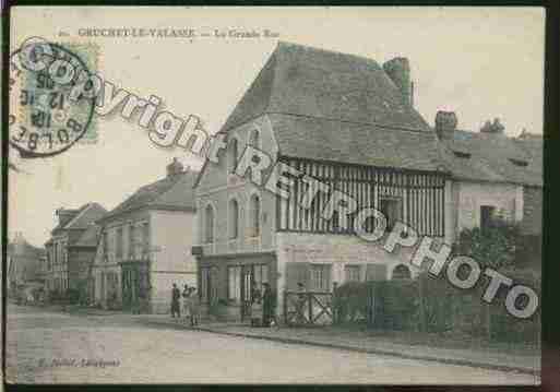 Ville de GRUCHETLEVALASSE Carte postale ancienne