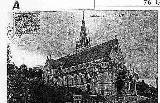 Ville de GRUCHETLEVALASSE Carte postale ancienne Ville de GRUCHETLEVALASSE Carte postale ancienne