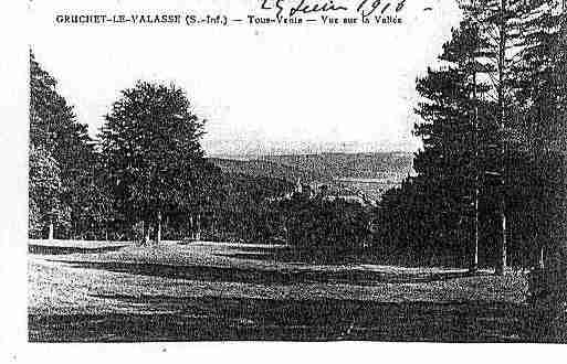 Ville de GRUCHETLEVALASSE Carte postale ancienne Ville de GRUCHETLEVALASSE Carte postale ancienne