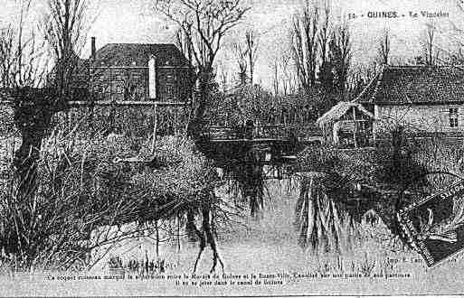 Ville de GUINES Carte postale ancienne