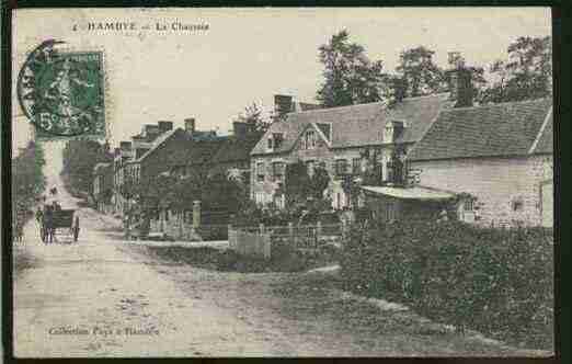 Ville de HAMBYE Carte postale ancienne