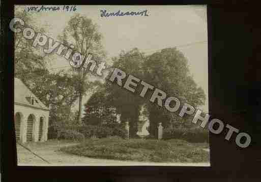 Ville de HENDECOURTLESRANSART Carte postale ancienne