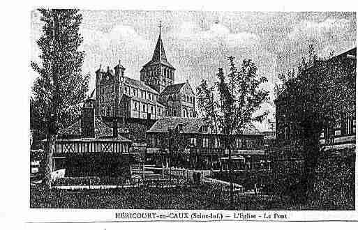 Ville de HERICOURTENCAUX Carte postale ancienne