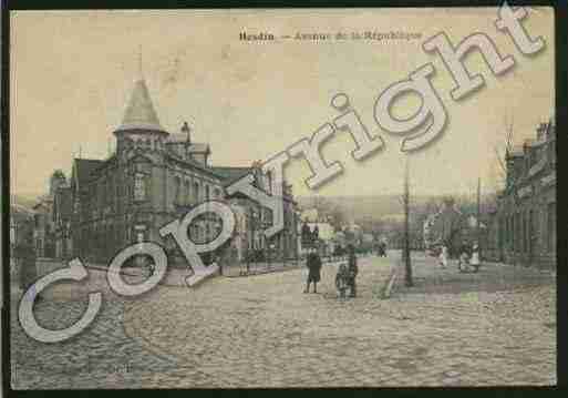 Ville de HESDIN Carte postale ancienne