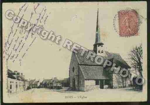 Ville de ISDES Carte postale ancienne