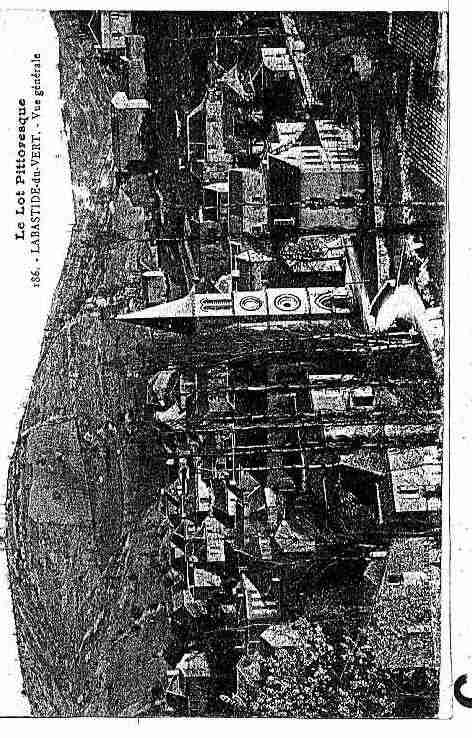 Ville de LABASTIDEMURAT Carte postale ancienne