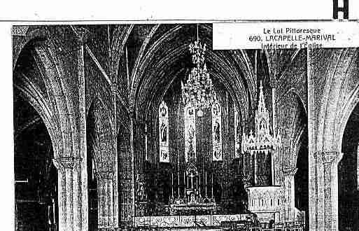 Ville de LACAPELLEMARIVAL Carte postale ancienne