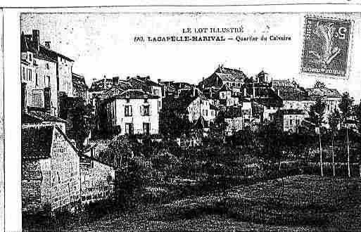 Ville de LACAPELLEMARIVAL Carte postale ancienne