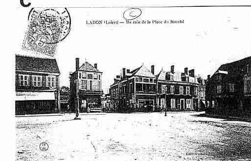 Ville de LADON Carte postale ancienne