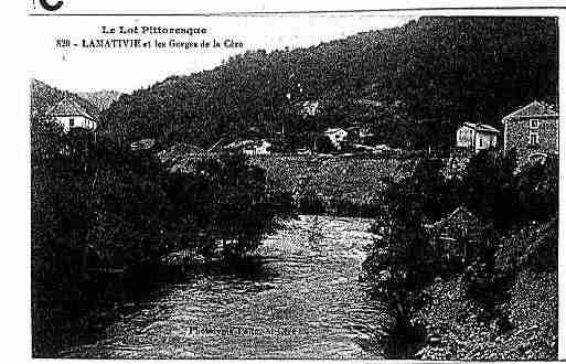 Ville de LAMATIVIE Carte postale ancienne