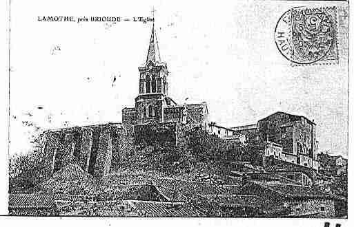 Ville de LAMOTHE Carte postale ancienne