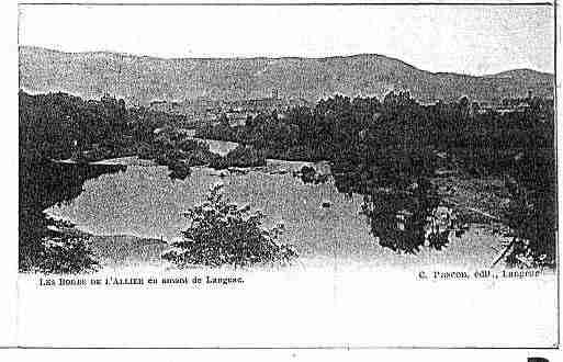 Ville de LANGEAC Carte postale ancienne