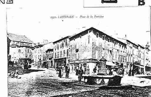 Ville de LANGOGNE Carte postale ancienne