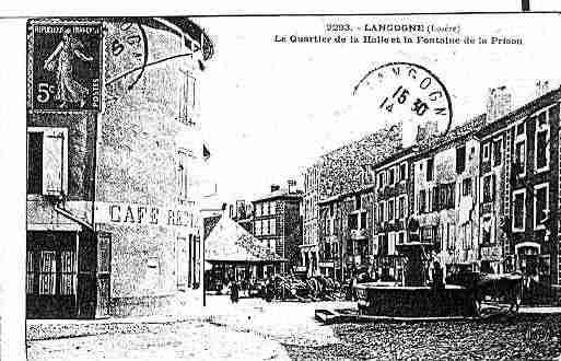 Ville de LANGOGNE Carte postale ancienne