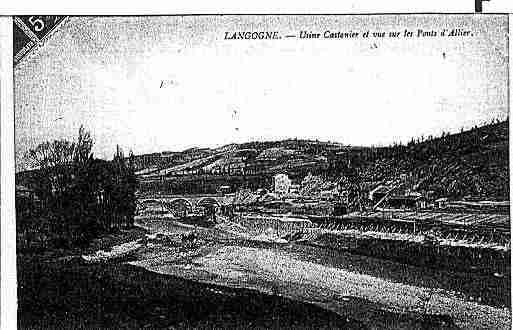 Ville de LANGOGNE Carte postale ancienne