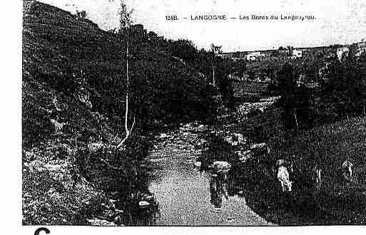 Ville de LANGOGNE Carte postale ancienne