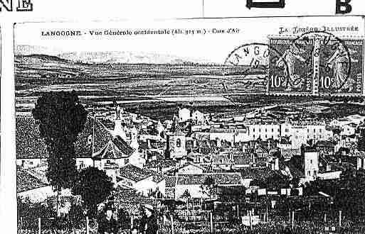 Ville de LANGOGNE Carte postale ancienne