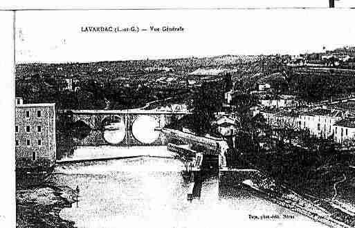 Ville de LAVARDAC Carte postale ancienne