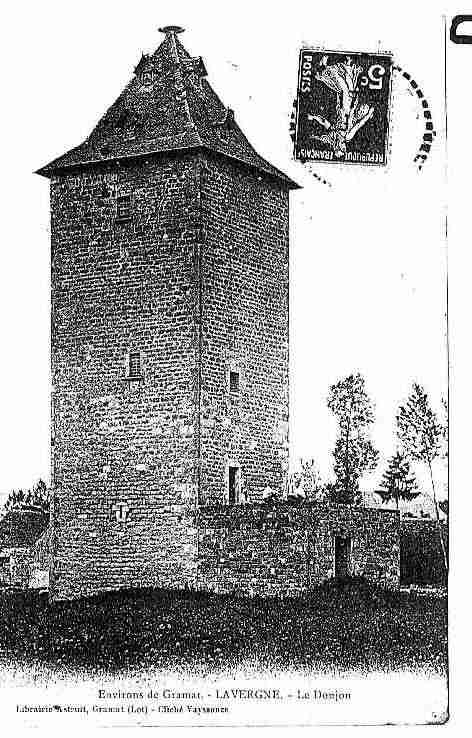 Ville de LAVERGNE Carte postale ancienne Ville de LAVERGNE Carte postale ancienne