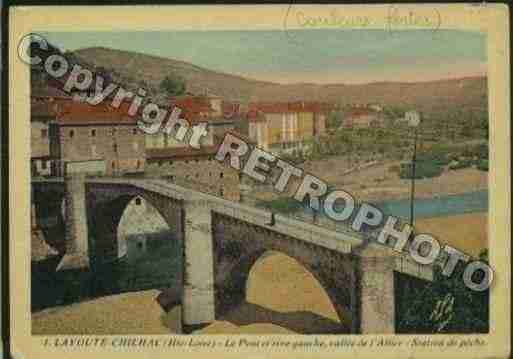 Ville de LAVOUTECHILHAC Carte postale ancienne